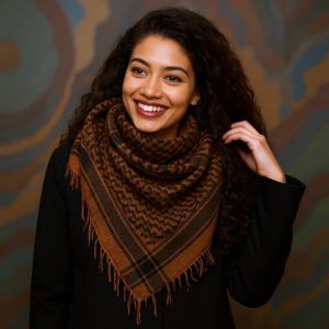 Shemagh Brown & Black