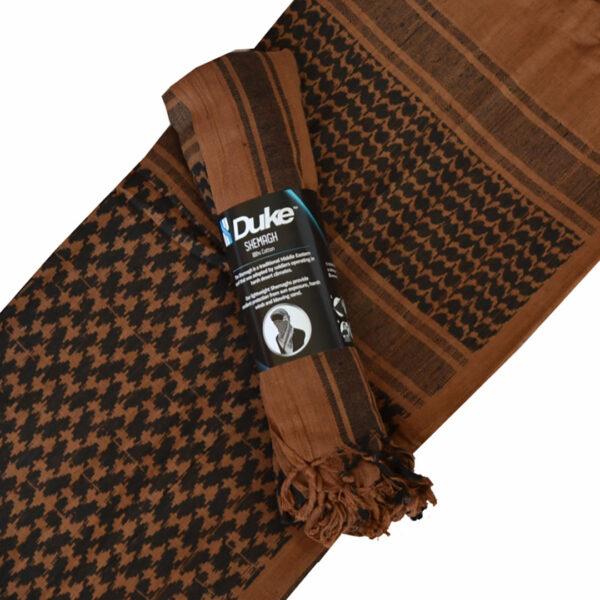 Shemagh Brown & Black