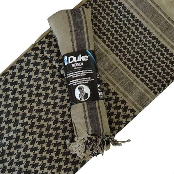 Shemagh Black & Khaki - Image 2