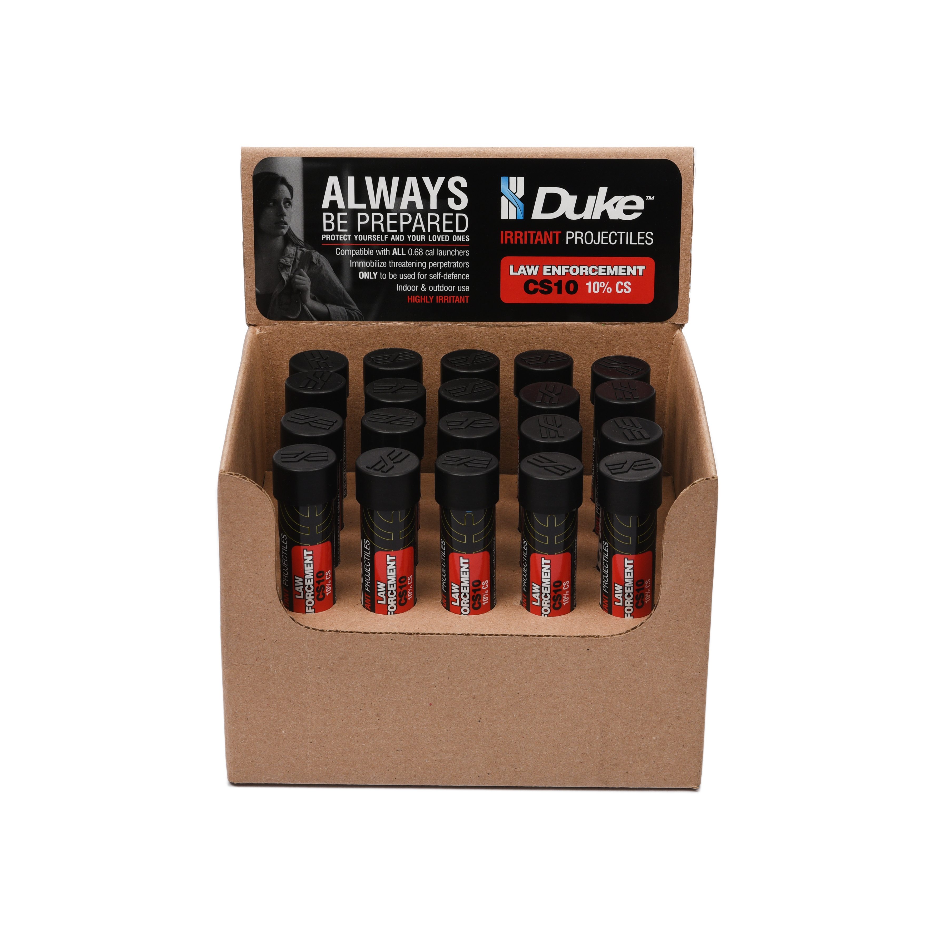 Duke CS10 Law Enforcement 7 Count Box of 20
