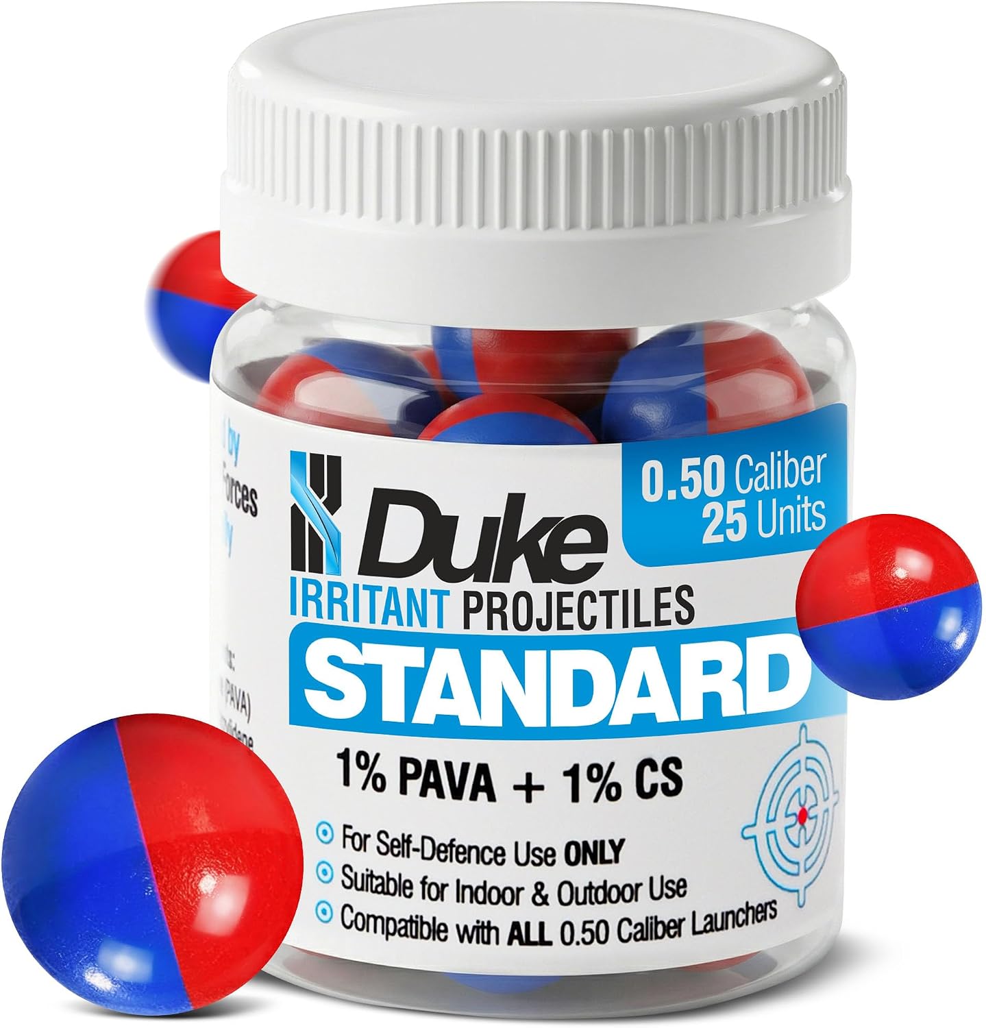Duke Standard Irritant, 50 Caliber Projectiles - Image 2